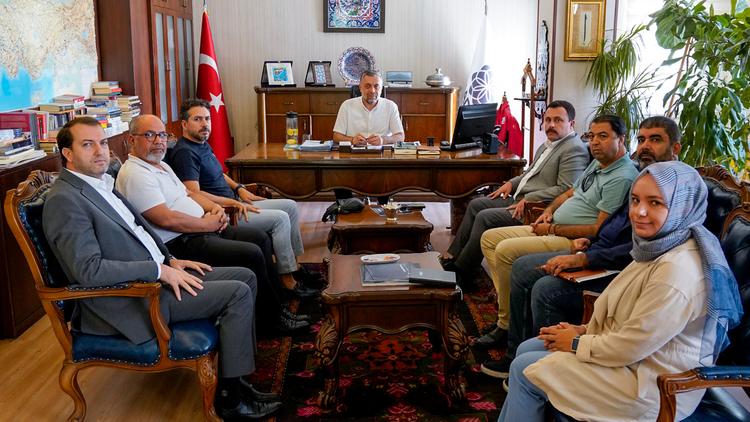 Gaziantep İl Göç Müdürü Mehmet Erkoç Vakfımızı Ziyaret Etti