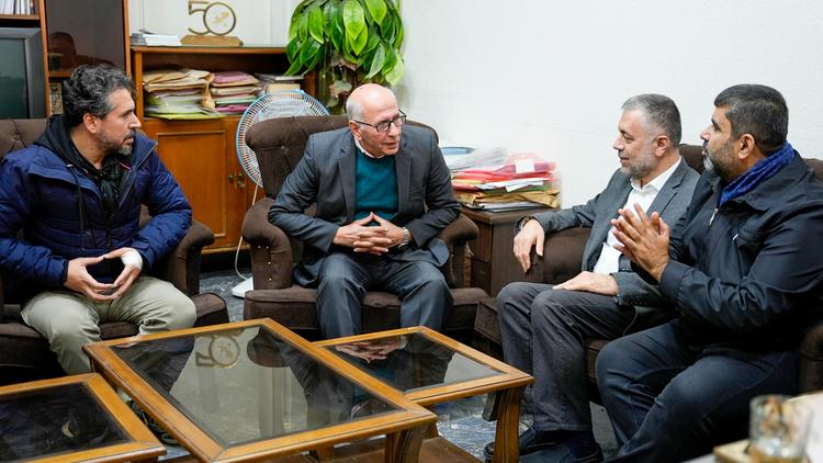 Visit from Bülbülzade Foundation to the Rector of Aleppo University