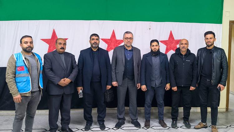 Visit to Ibrahim Baraa, Provincial Director of Culture in Aleppo