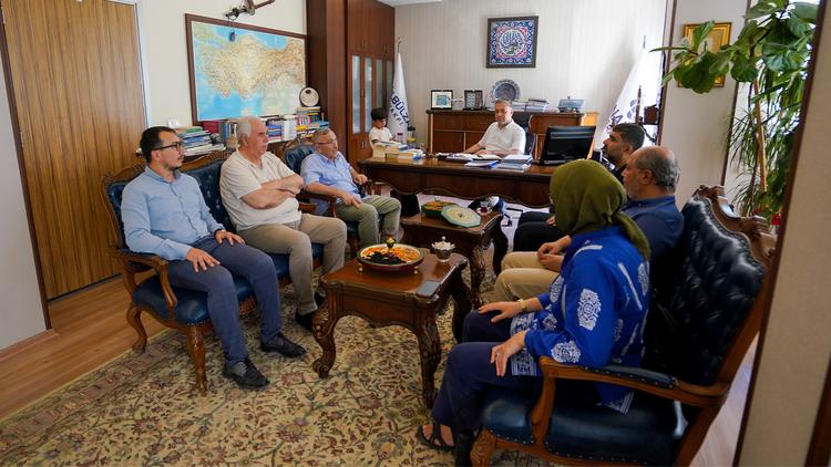 Farewell Visit from İşrak Newspaper Writer Ahmed Mazhar Saado