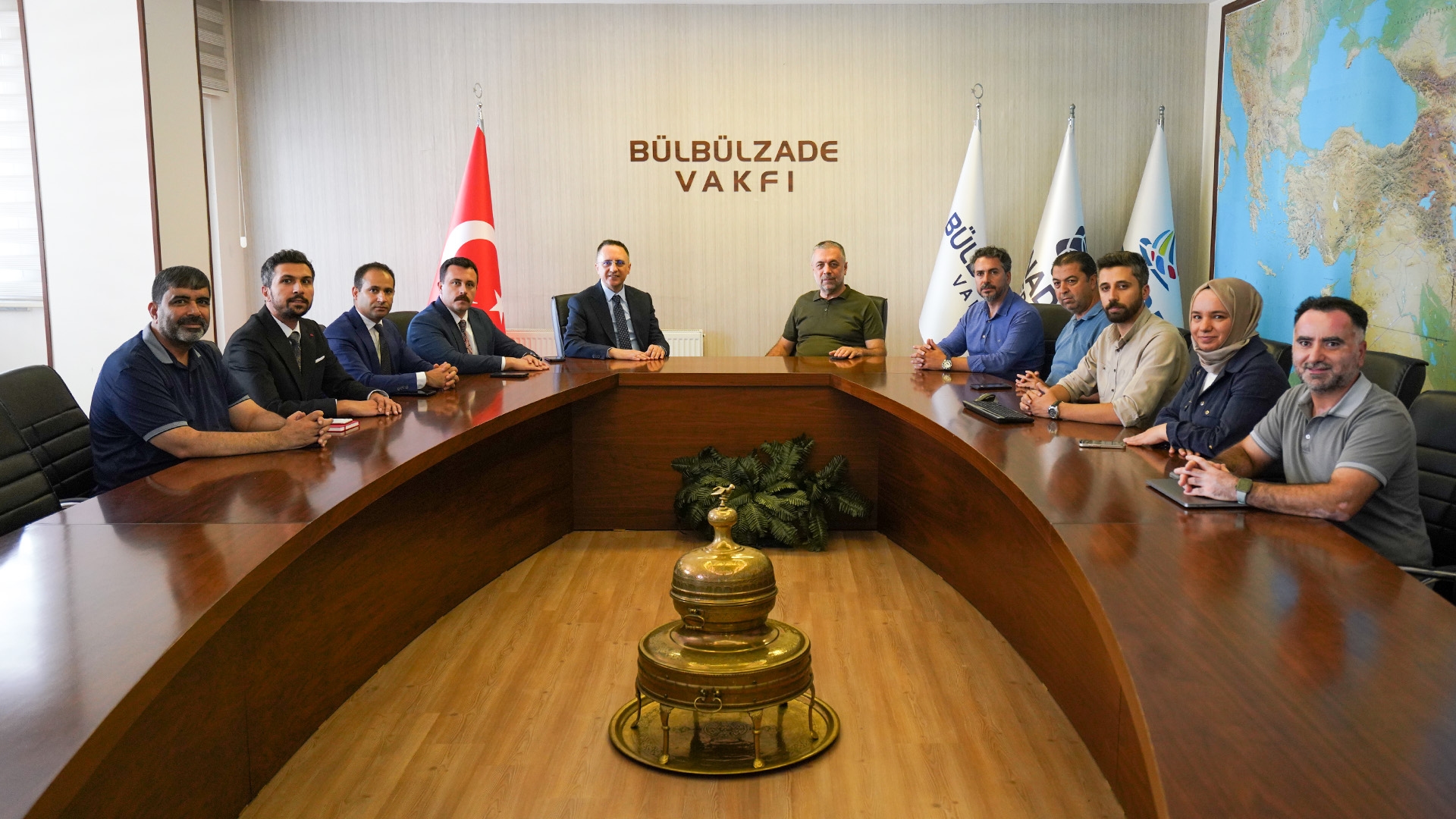 Migration Management Integration and Communication Director Ahmet Dalkıran Visits Bülbülzade Foundation