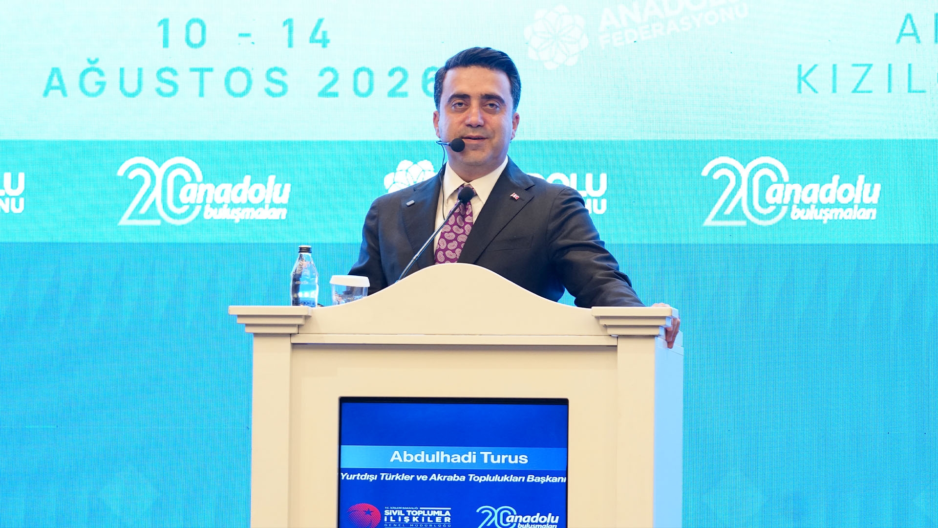 Abdulhadi Turus, 20. Anadolu Buluşmaları'nda Diaspora Ağları ve Kültürel Diplomasiyi Anlattı