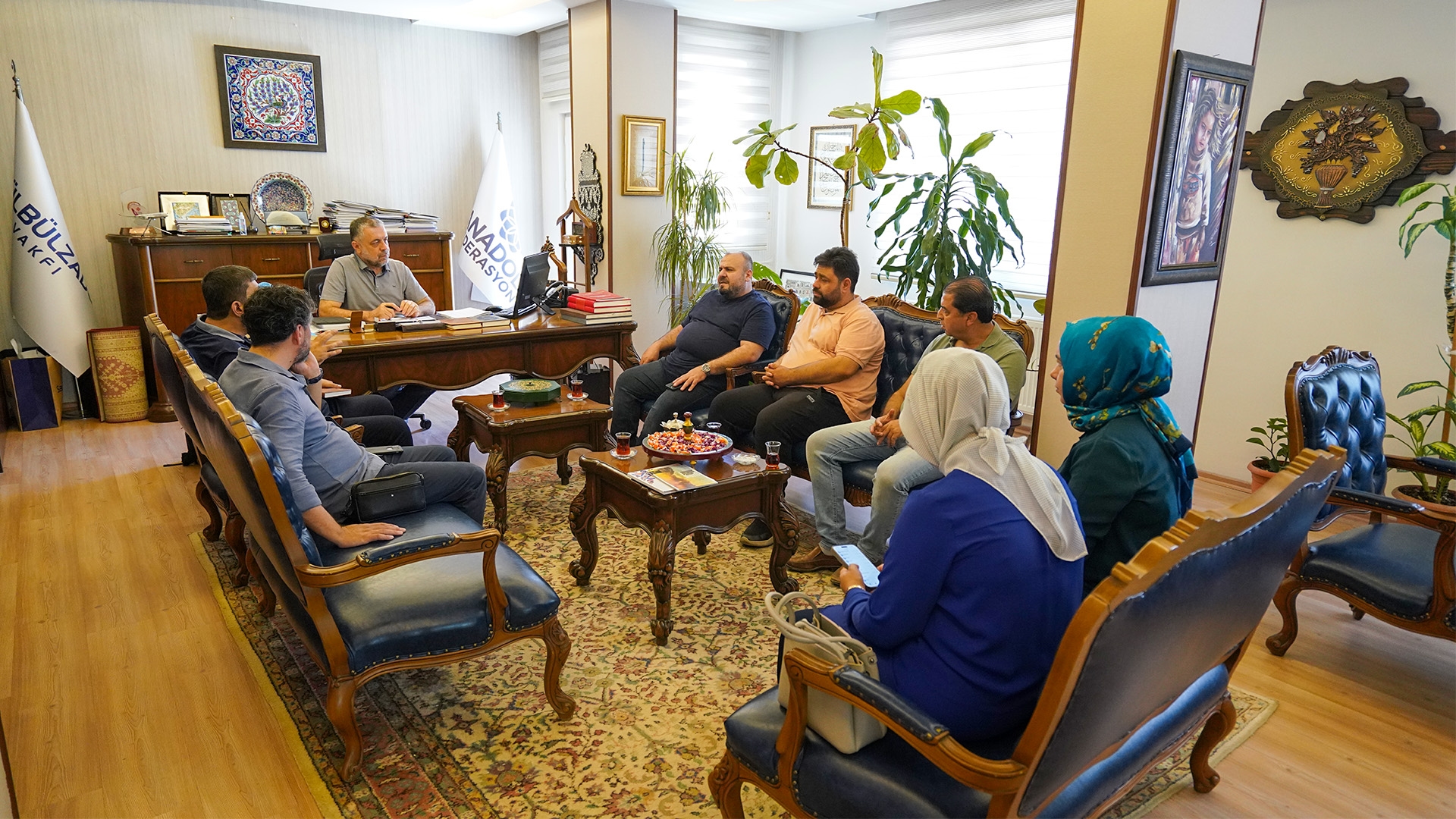 Deputy Minister of Emergency Situations of Syria Visits Bülbülzade Foundation