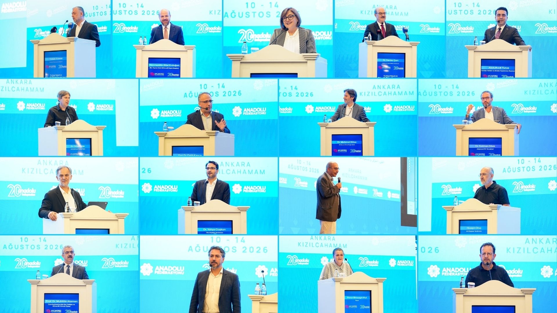 20. Anadolu Buluşmaları "Türkiye Yüzyılı ve Sivil Diplomasi" Konuşma Videoları Yayınlandı