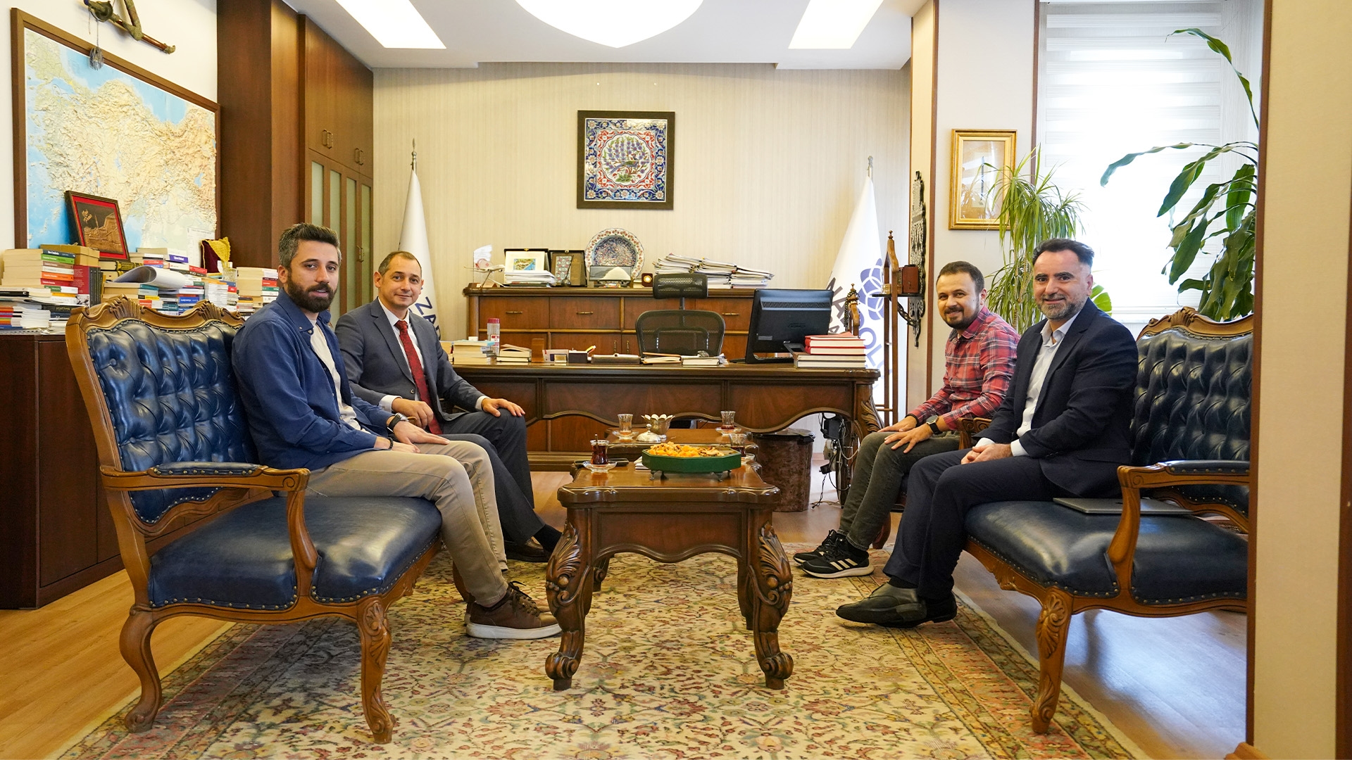 Visit to Bülbülzade Foundation by the Press Advertising Agency and Gaziantep University