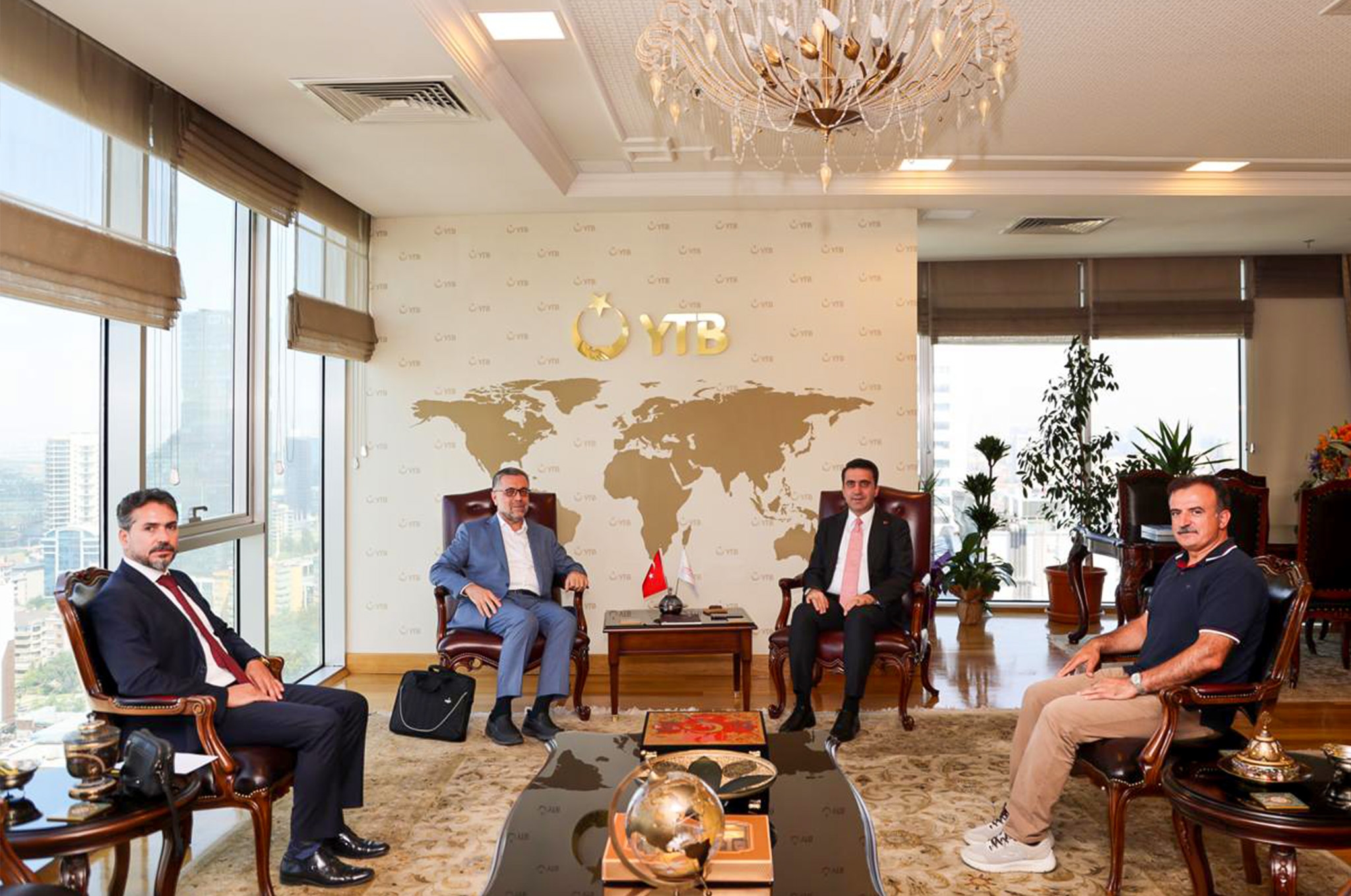 Bülbülzade Foundation Pays a Visit to the Presidency of Communications, YTB, and TİKA