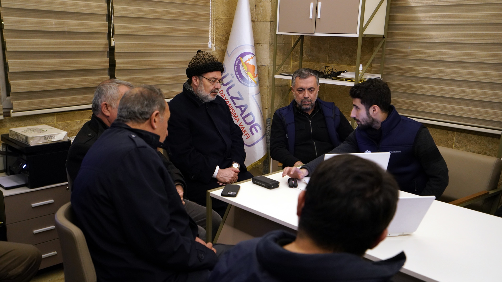 Visit to our Disaster and Coordination Center by Mehmet Görmez